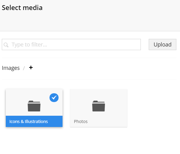 Media picker sub-folder issue 7.4.1