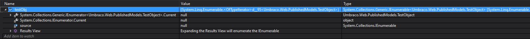Visual Studio Watch