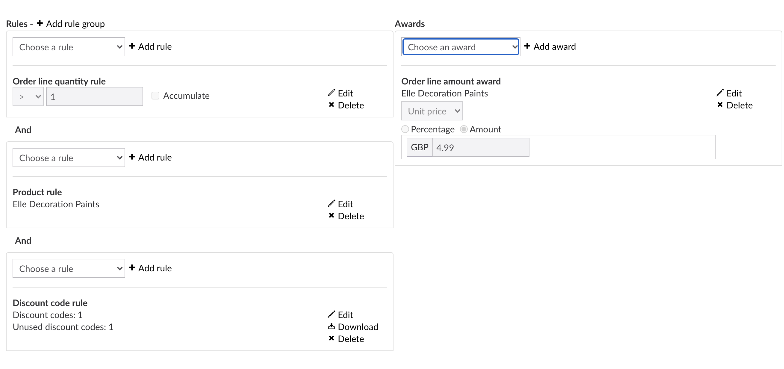 TC Orderline Set-up Screenshot