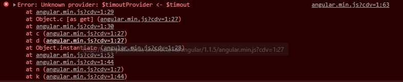 Console errors