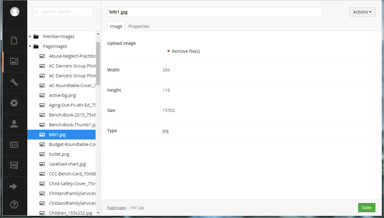 The second image is how it looks now when trying to edit an image.