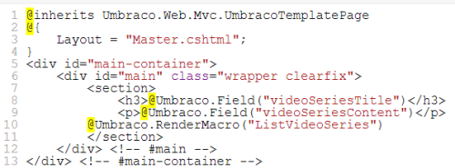 Video Series Document Template
