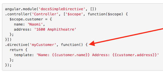 Register Directive