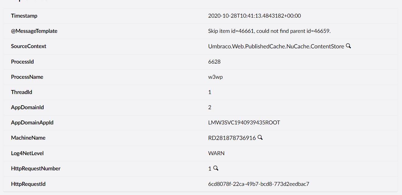 NuCache error in Umbraco log