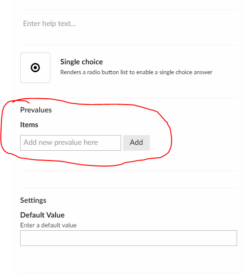 Radio Button Screenshot