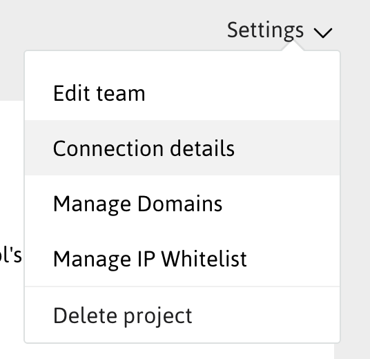Connectionstring details