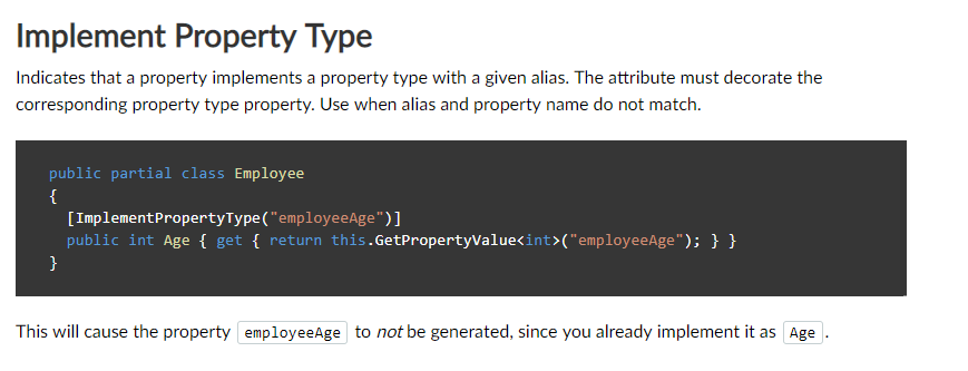 Screenshot from Models Builder documentation