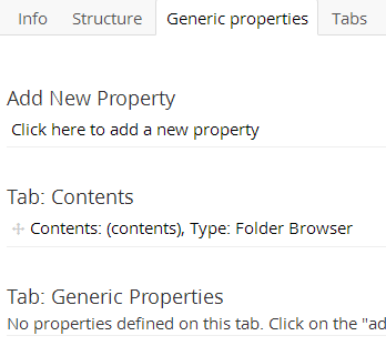 Videos Media Type Generic Properties