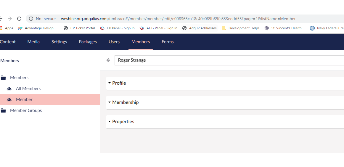 Member UI