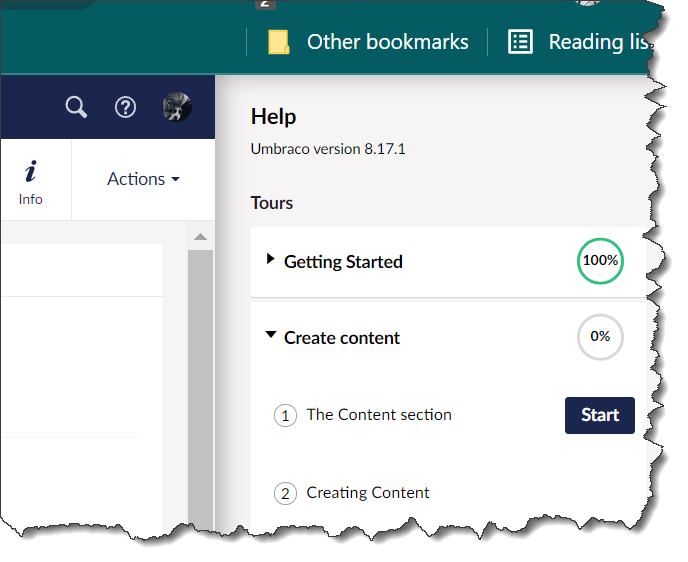 Create Content Part 1 (The Content Section)