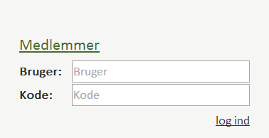 This is the login box