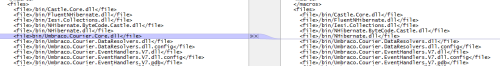 Removed Umbraco.Courier.Core.dll