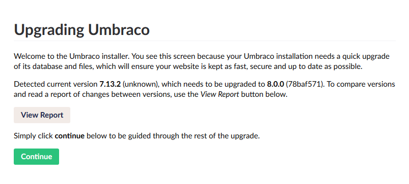 Upgrade DB #1