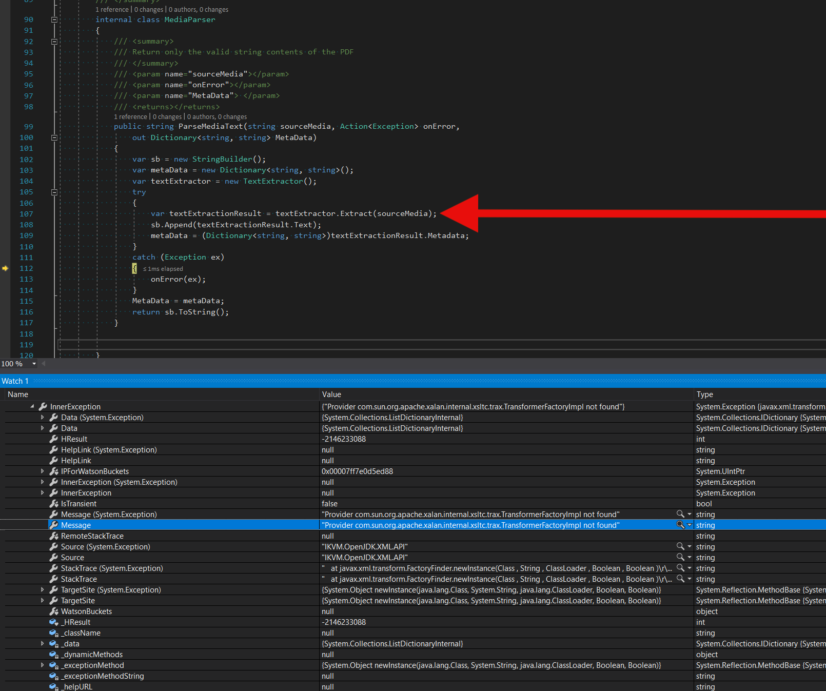 Error in Indexing Code