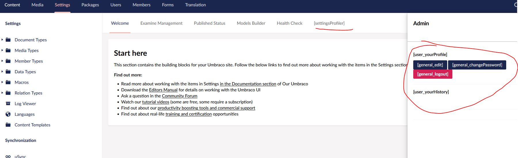 Umbraco Backoffice with square brackets for some localizations