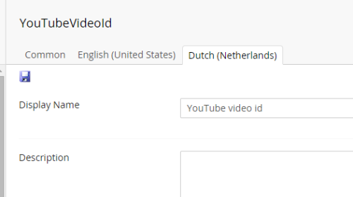 Product field definition