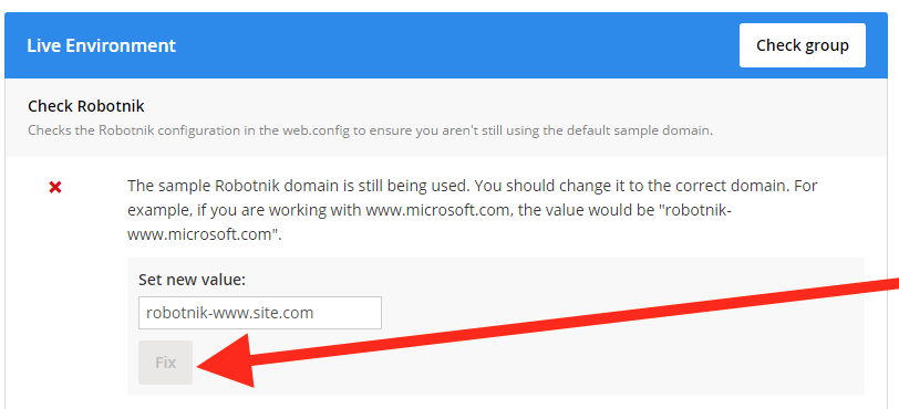 Fix Button is Disabled