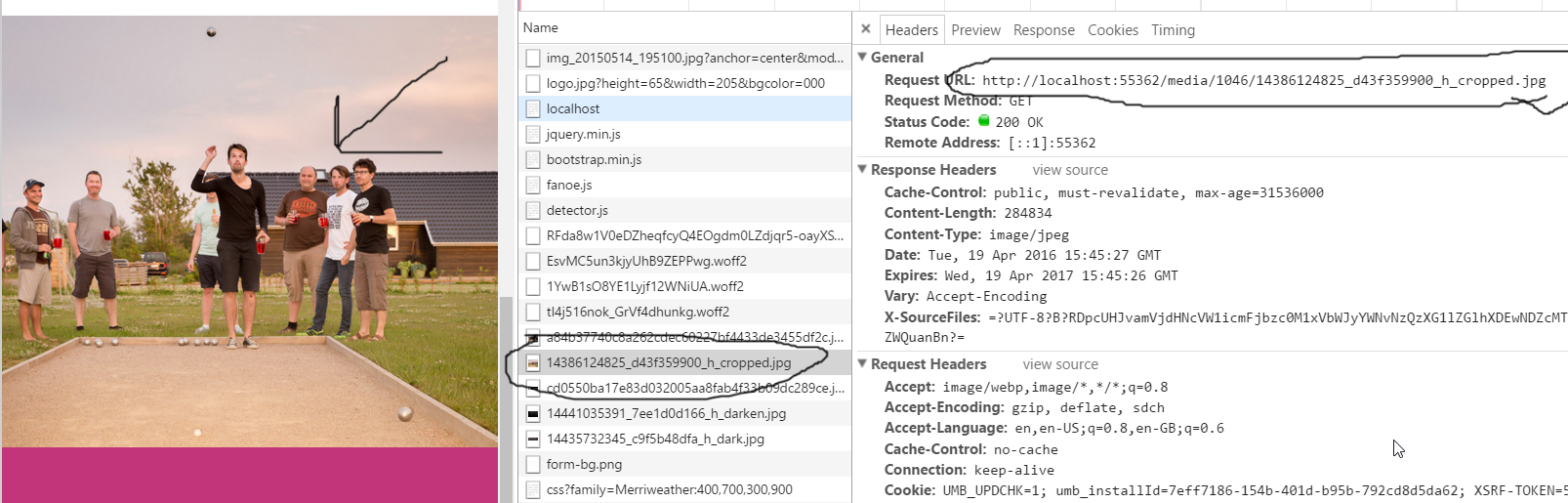 image not being run through the processor appear to be serving directly from blob storage and not cdn