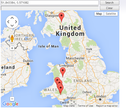 example map
