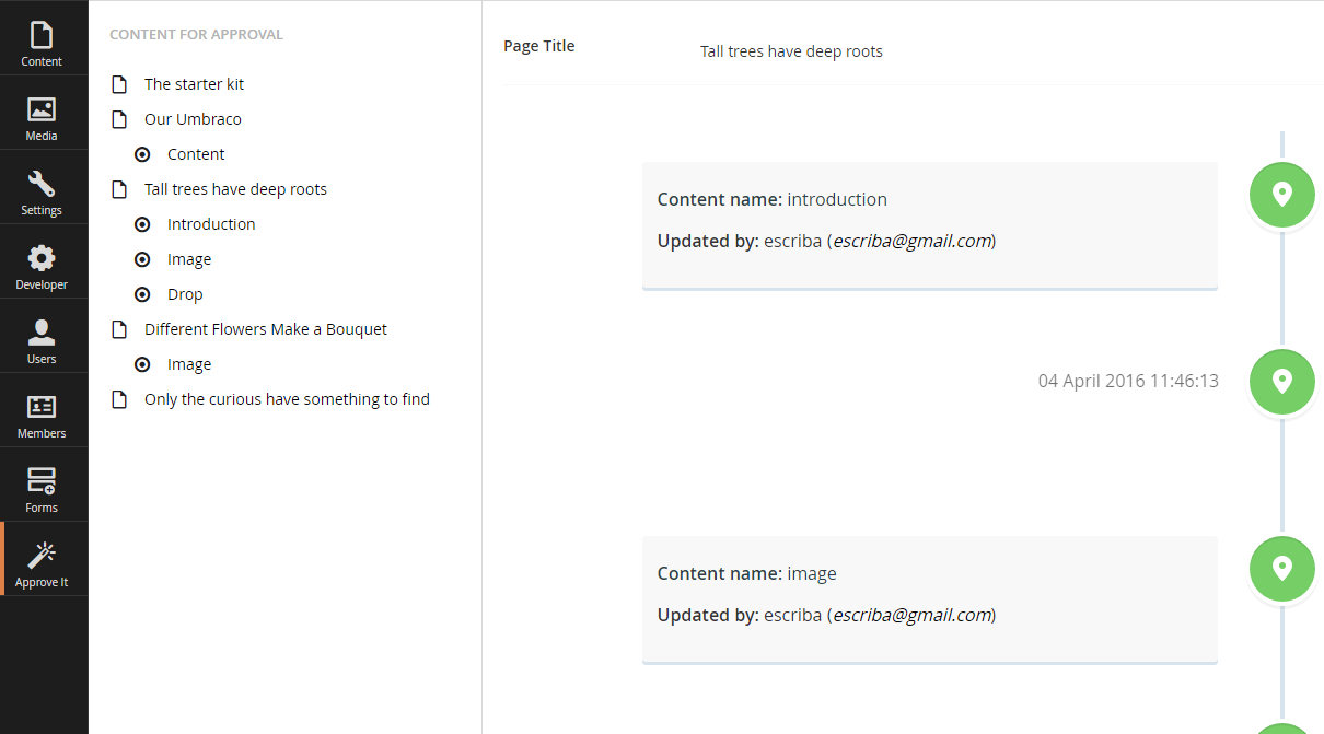 approveit timeline