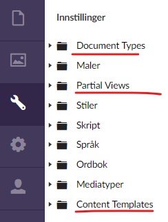 Document Type vs Dokumenttyper