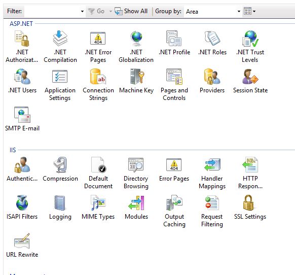 ASP.NET section