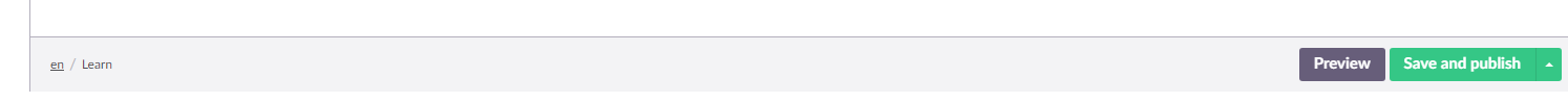 backoffice footer