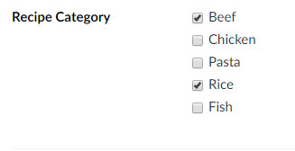 Checkboxlist inside the content