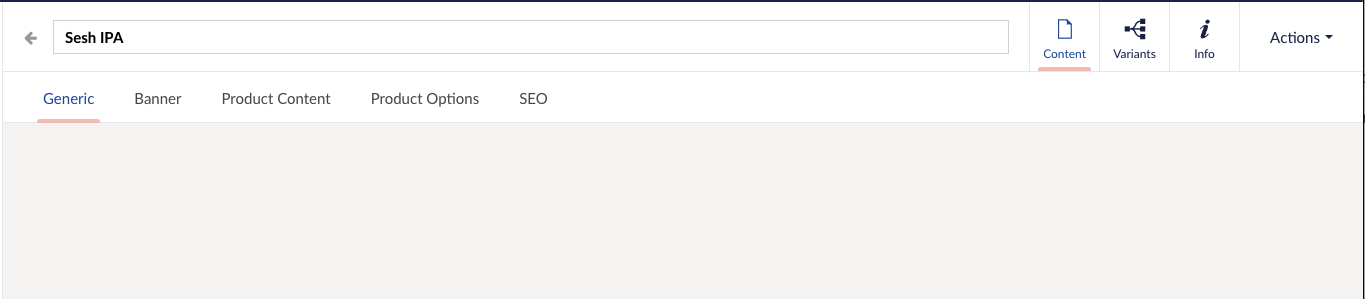 Generic Tab