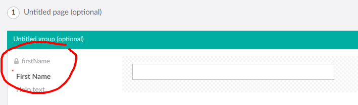 Forms setup step 1