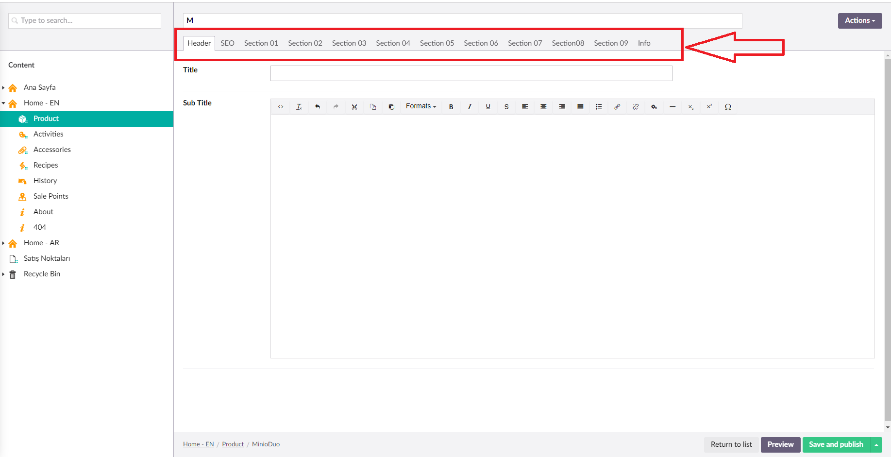umbraco 7 display like this