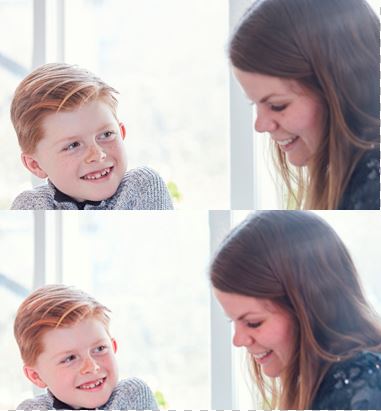 Original above, processed below