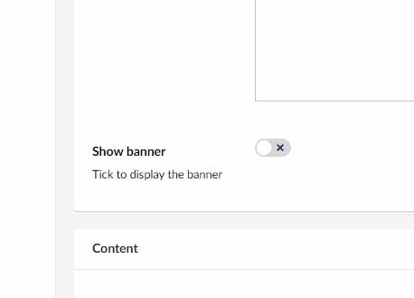 Showing a typical toggle button