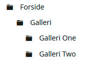 Website structure