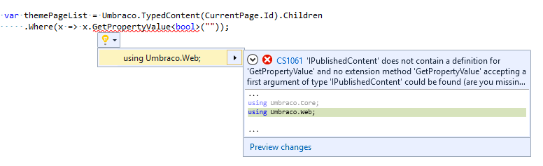 Intellisense