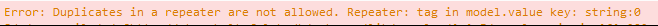 Console error