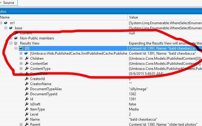 parsing .net object