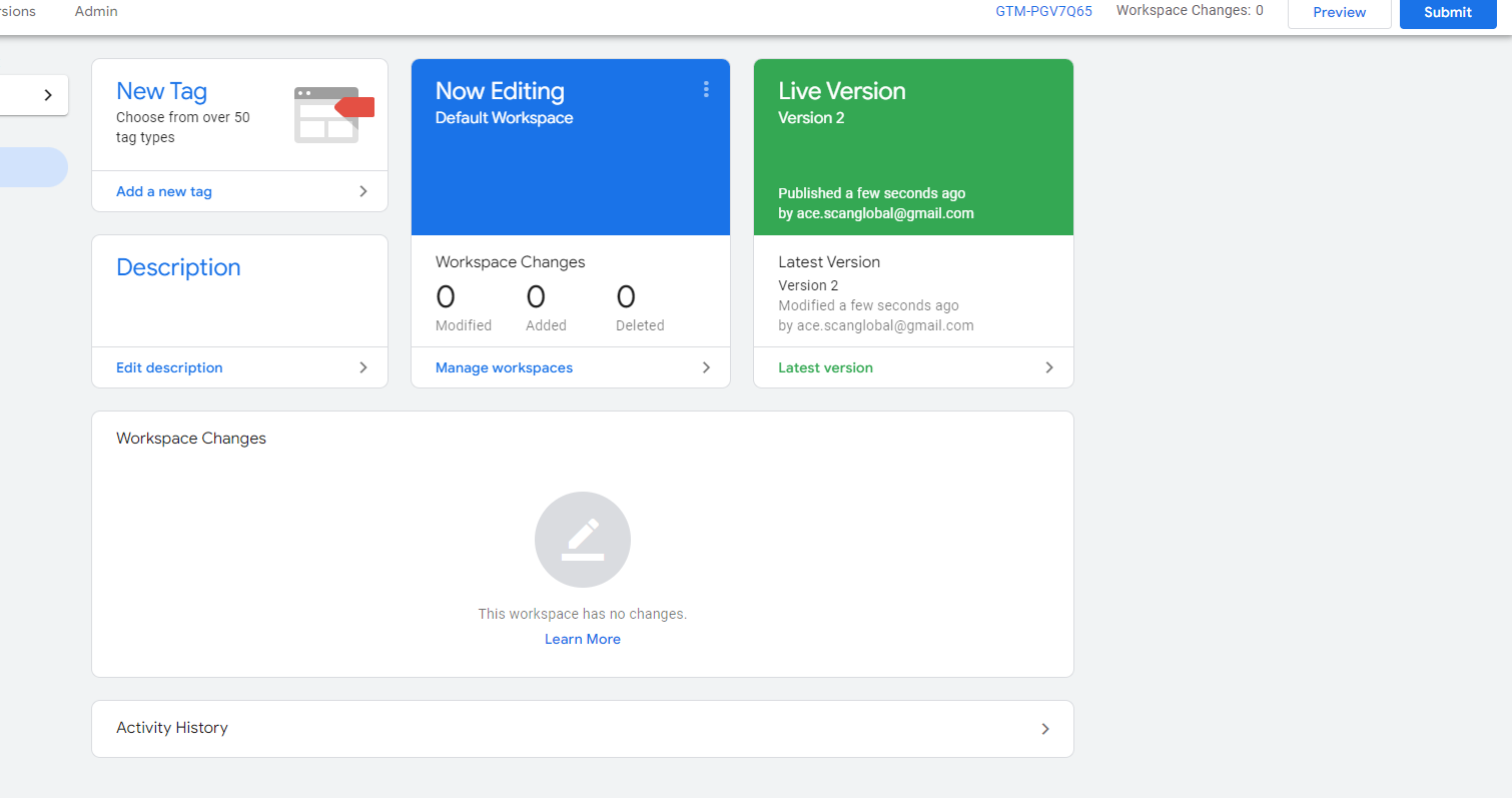 I did now but it still shows nothing has happened