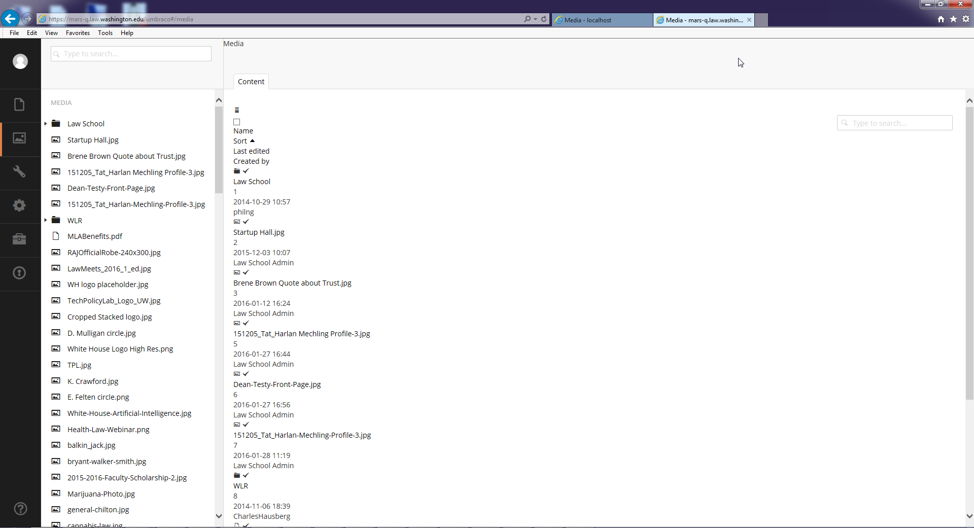 And the dev version of that section