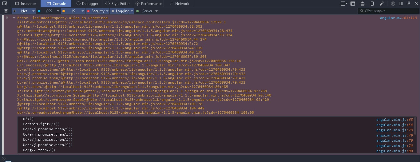 members section error in 7.5.4