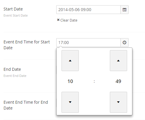 Sample working. This is used for our date range picker.