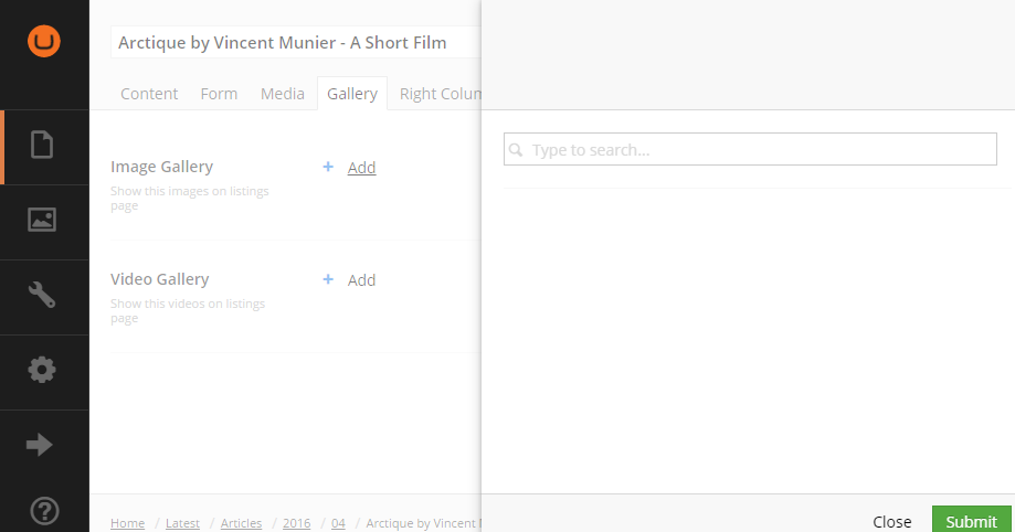 The Multinode - Tree picker is no longer fit for purpose when used to select media content