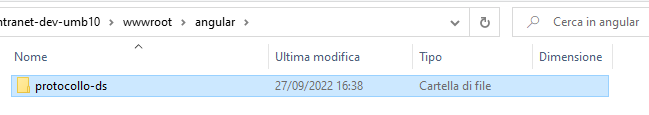 angular folder