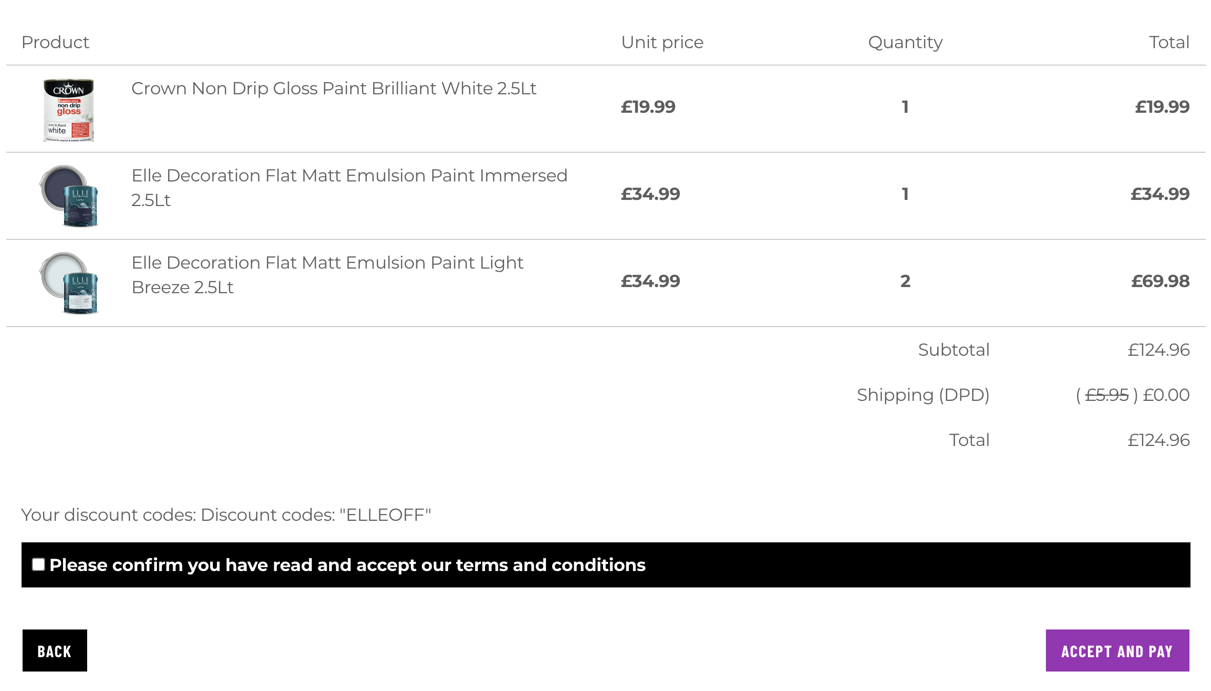 TC Orderline Not Working on Accept Page