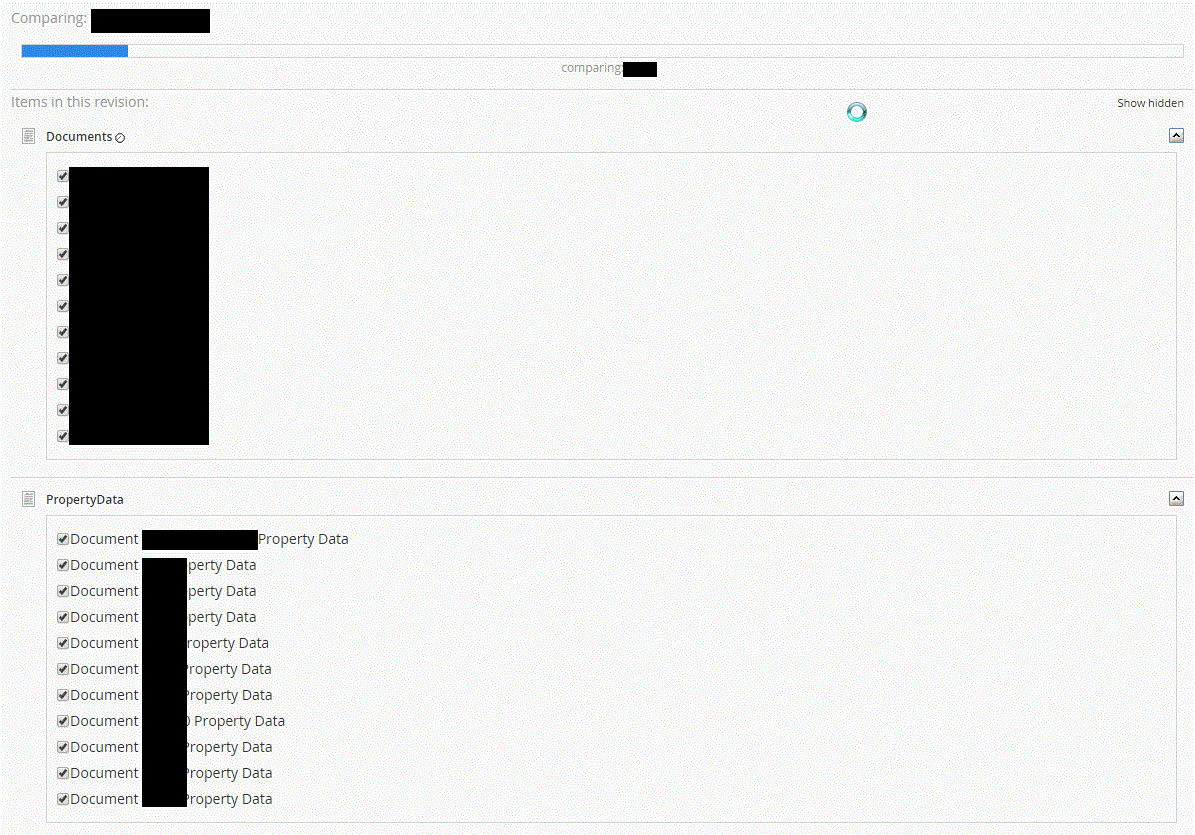 Screenshot showing 11 items