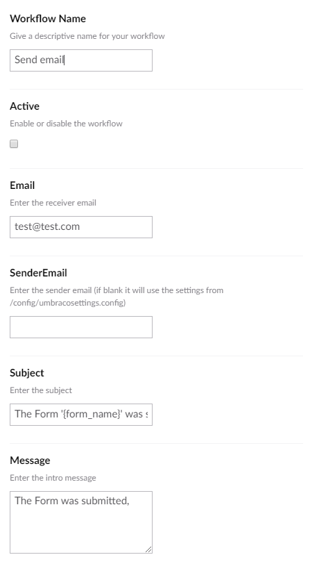 Workflow Data