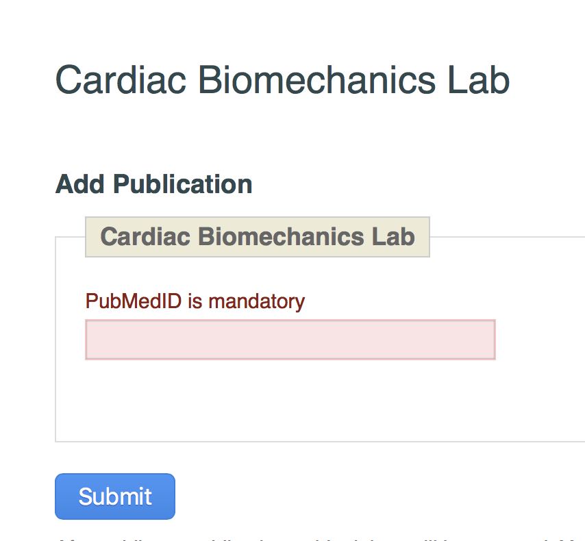 Data emptied from field on submit and erroneous message generated
