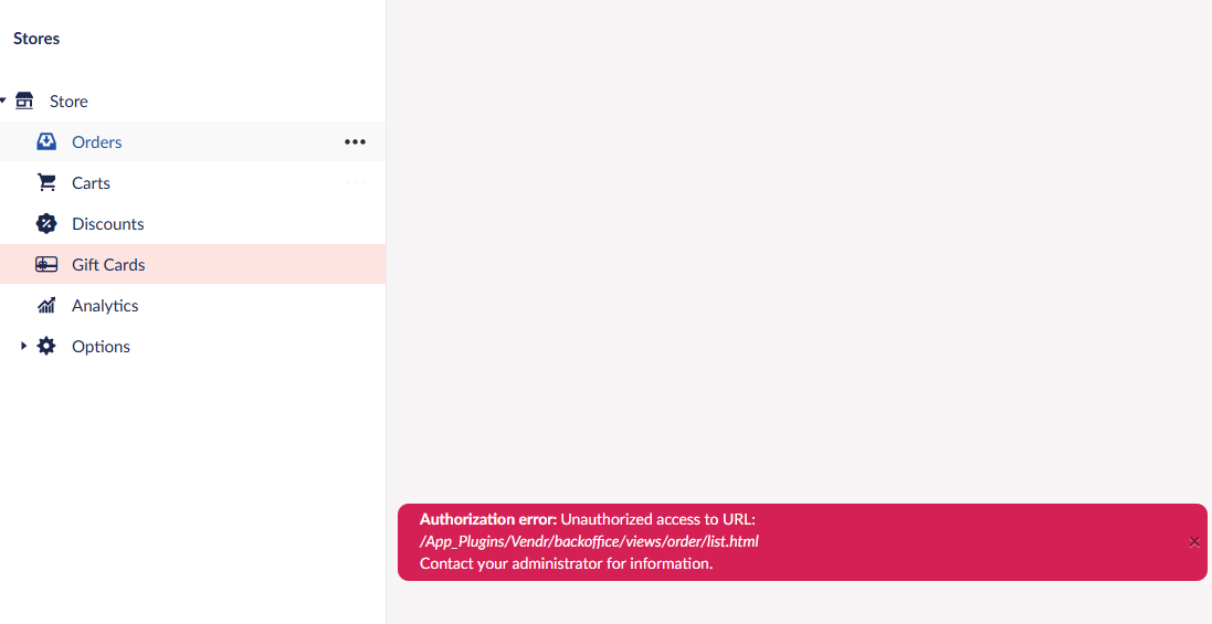 403 Error