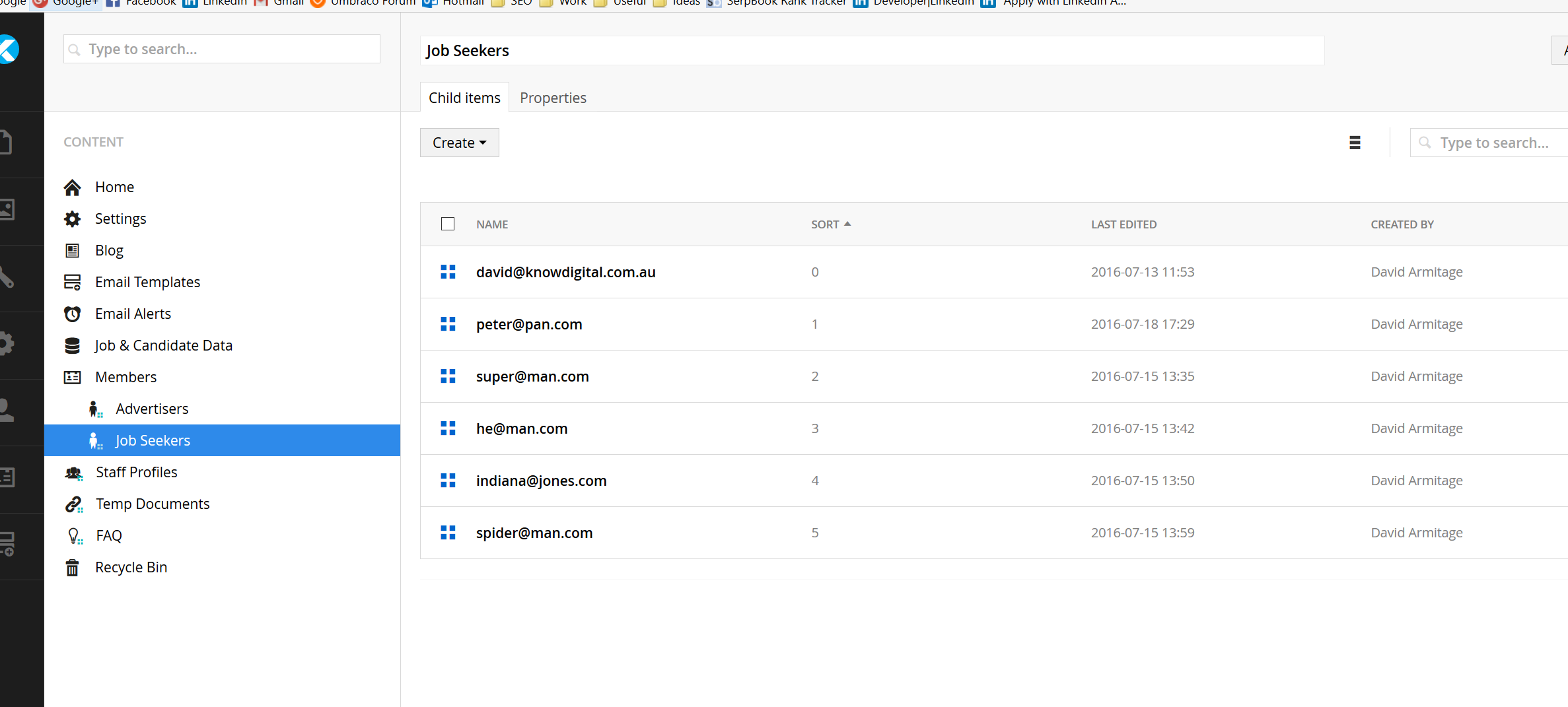 As you can see here I have now enabled the ListView module