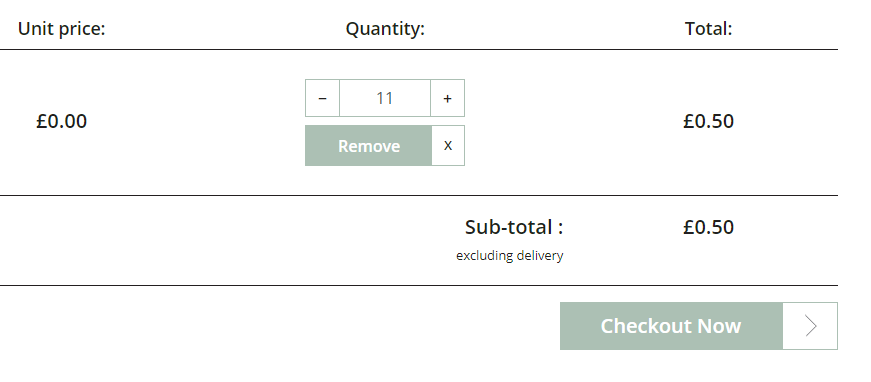 1 Lines qty 11 and both discounts working